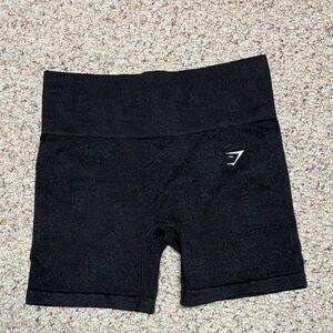 Gymshark Black High-Waist Bike Shorts